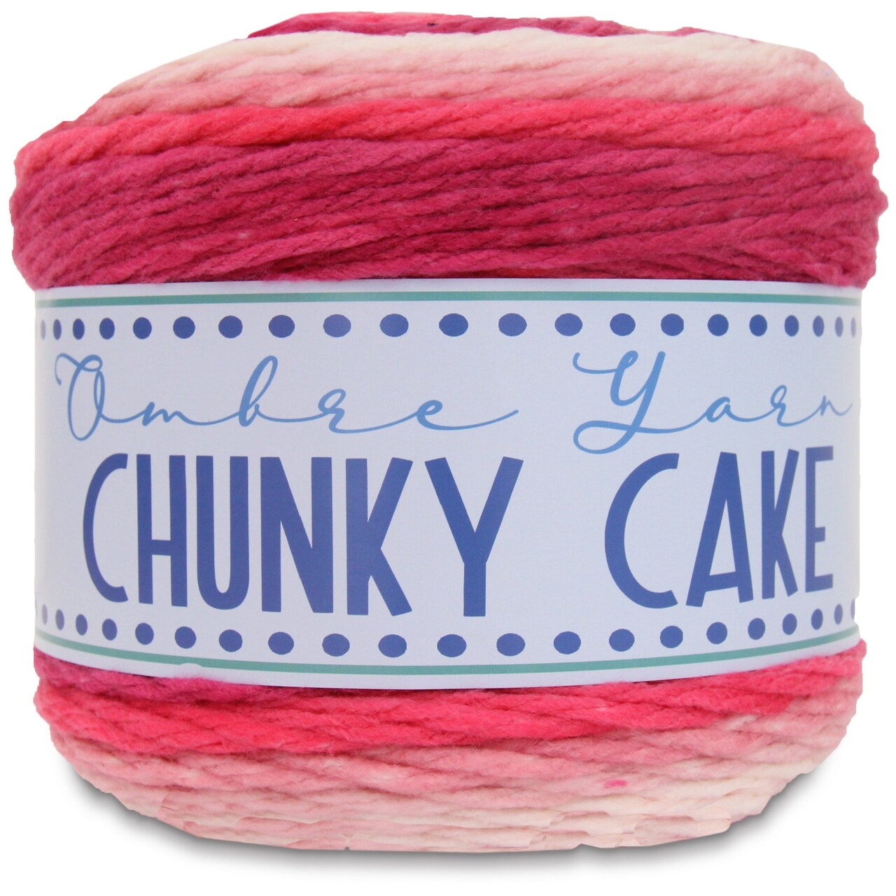 ThreadArt Super Bulky Chunky Yarn Cake #6, Big 300g / 316 Yards, 30 Ombre & Solid Color Options, Soft Knitting & Crochet Yarn